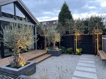 Tuinaanleg Huizen - het Gooi. Tuinontwerp en aanleg Almere Buitenleven (9)