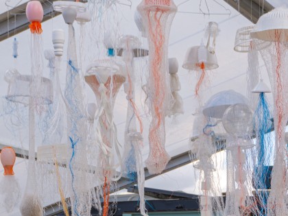 Carolien Adriaansche - Jellyfish Collection made out of plastic waste
