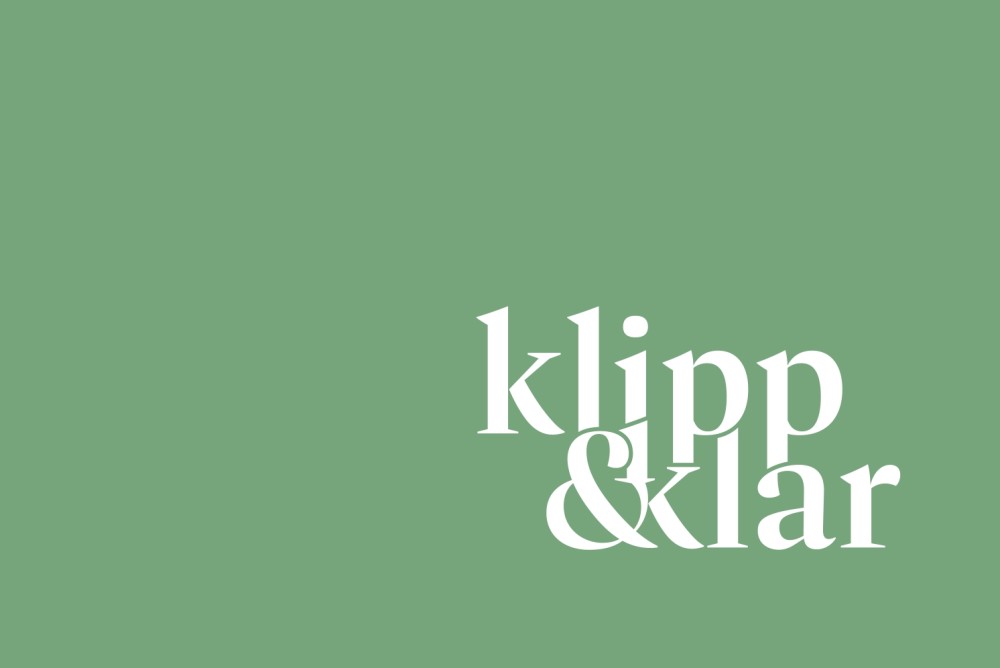 Diapositieve weergave van het logo voor Klipp & Klar