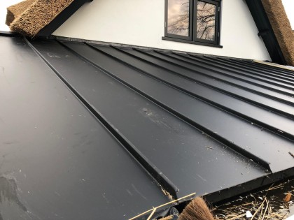 Aluminium felsdak in Laren