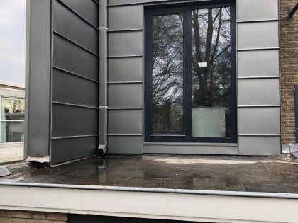 Zinken gevel in Amsterdam