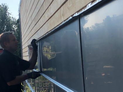 Zinken gevel in Amsterdam