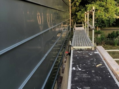 Zinken gevel in Amsterdam