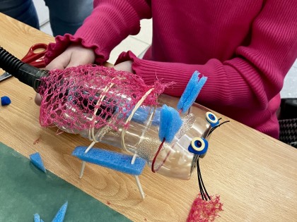 Workshop with waste (from Sophia Children's Hospital)