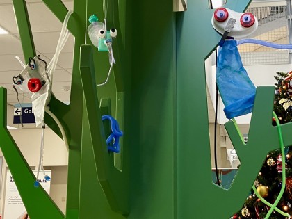 Gemaakt van afval van het Sophia Kinderziekenhuis