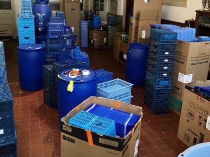 Inpakken van De Blauwe Stad
