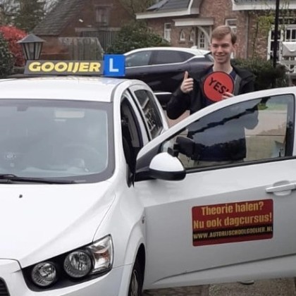 geslaagde auto