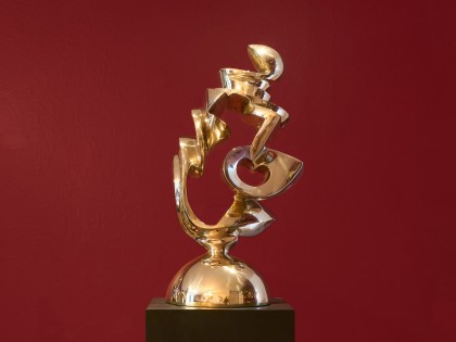 Modern Art polished Bronze Sculpture 1A