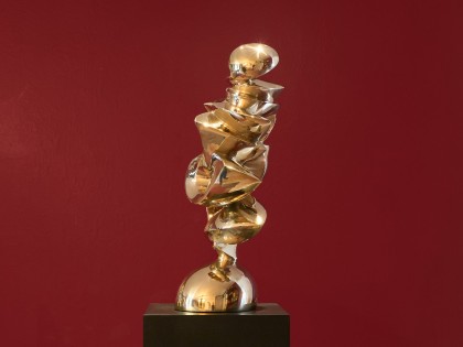 Modern Art polished bronze Sculpture 1B