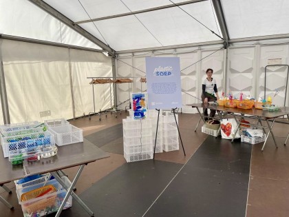 De Afvaljuf - Vlaamse Waterweg - Plastic Soep - Workshop en kunstwerk