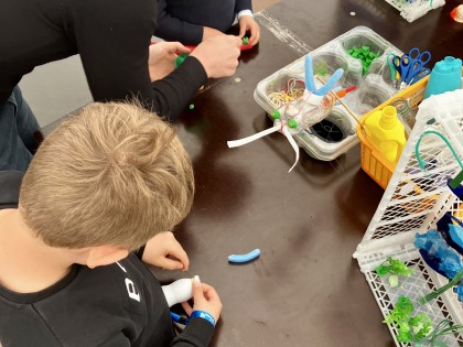 De Afvaljuf - Vlaamse Waterweg - Plastic Soep - Workshop en kunstwerk