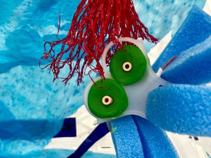 De Afvaljuf - Vlaamse Waterweg - Plastic Soep - Workshop en kunstwerk