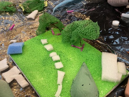 De Afvaljuf - Workshop Maquette van (plastic) afval