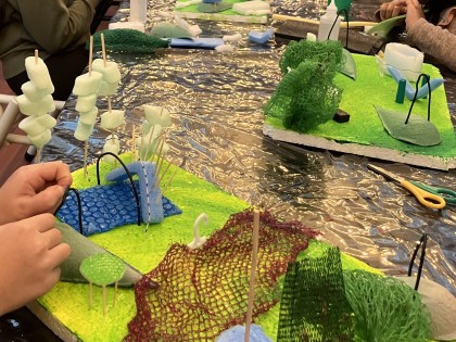 De Afvaljuf - Workshop Maquette van (plastic) afval