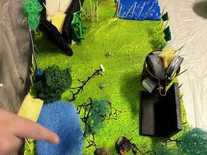 De Afvaljuf - Workshop Maquette van (plastic) afval