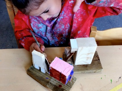 De Afvaljuf - Ik houd van hout - workshop kleuters
