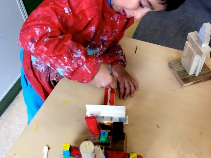 De Afvaljuf - Ik houd van hout - workshop kleuters