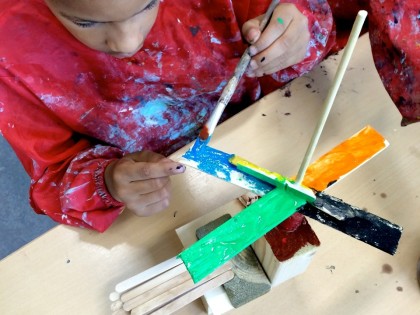 De Afvaljuf - Ik houd van hout - workshop kleuters