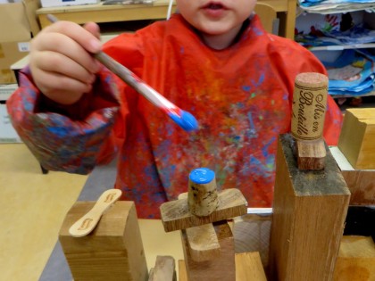 De Afvaljuf - Ik houd van hout - workshop kleuters