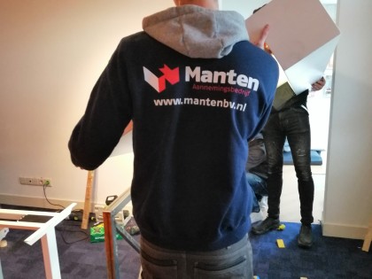 Herinrichting kantoorruimte