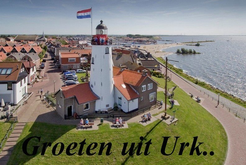 Foto van de vuurtoren op Urk