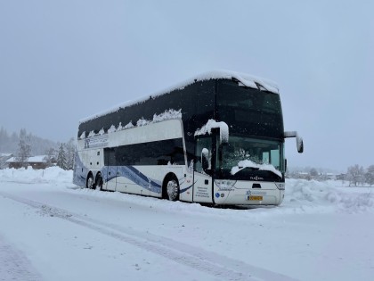 Dubbeldekker wintersport pv-reis