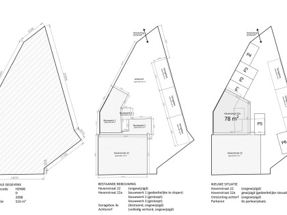 Kaveltekening_Havenstraat Huizen