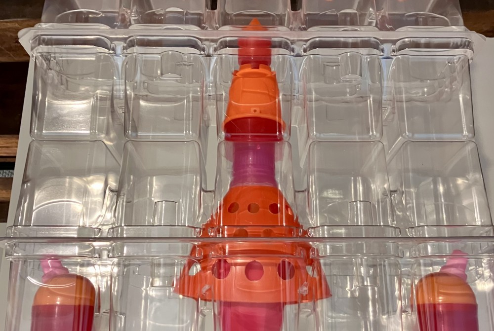 26 transparante pipetpunt verpakkingen