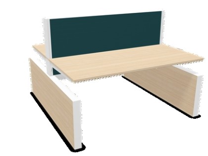 Max Panel range zit sta duo bureau