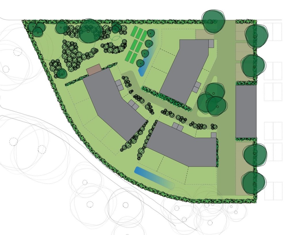 Tuinontwerp en inrichtingsplan CPO Sjalot in Deventer