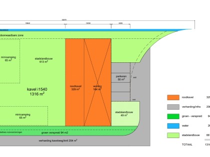 Kavelsituatie_vrijstaande woning Almere