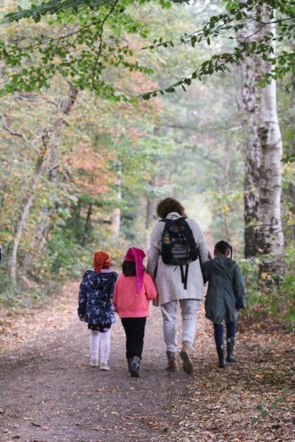 Op avontuur in het bos