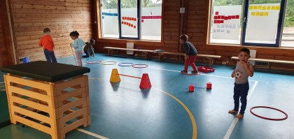 Gym in het speellokaal