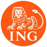 Het logo van ING