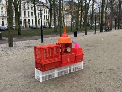 Carolien Adriaansche - test op het Lange Voorhout