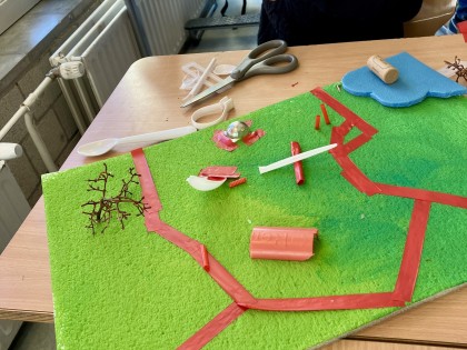 De Afvaljuf - Willemsparkschool maquette groep 7