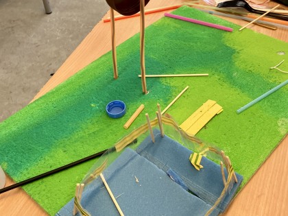 De Afvaljuf - Willemsparkschool maquette groep 7