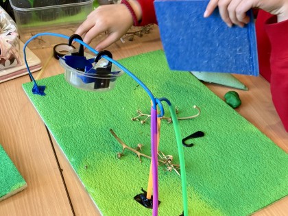 De Afvaljuf - Willemsparkschool maquette groep 7