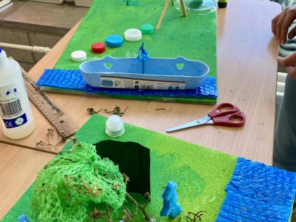 De Afvaljuf - Willemsparkschool maquette groep 7