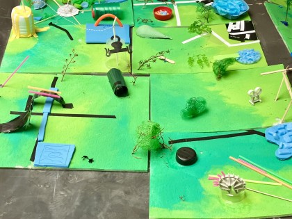 De Afvaljuf - Willemsparkschool maquette groep 7