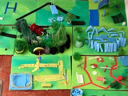 De Afvaljuf - Willemsparkschool maquette groep 7