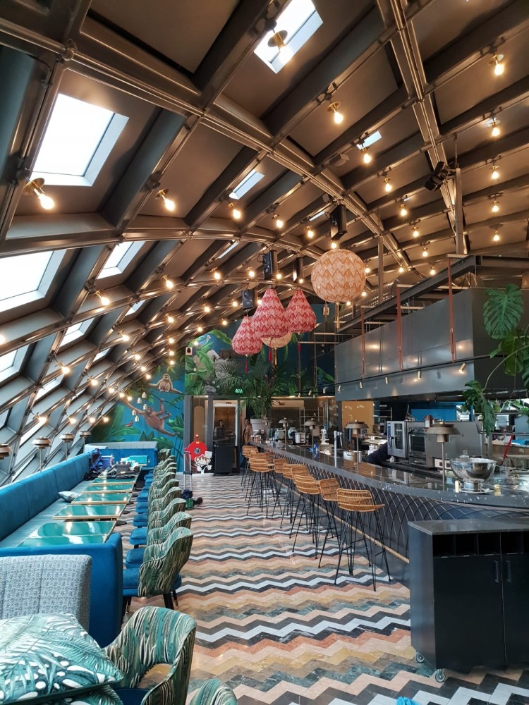 Speciale verlichting restaurant Amsterdam