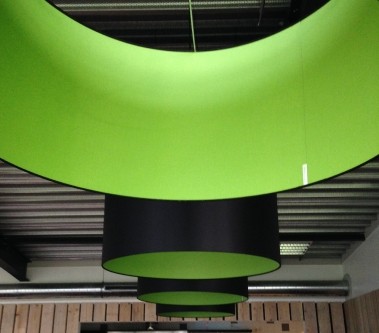 Lampenkappen bij voetbalvereniging Eemnes