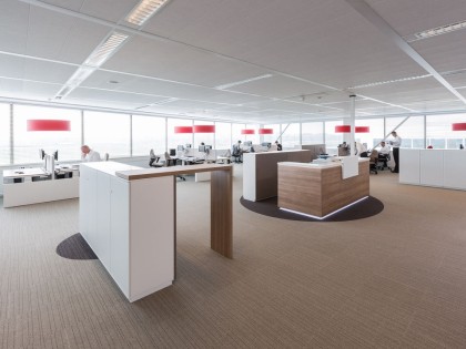 Kantoorproject Lampenkappen Velde Groep Den Bosch