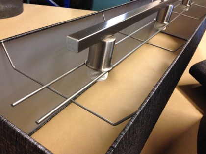 Rvs lamppendels voor bijvoorbeeld rechthoek lampenkappen