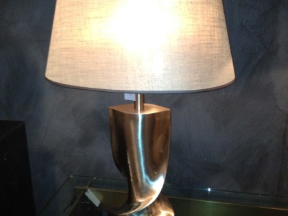 Bestaande kampvoet voorzien van nieuwe lampenkap