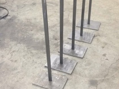 Staande lampvoet productie lasbedrijf