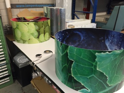 Lampenkappen Westlandsmuseum, fullcolor print