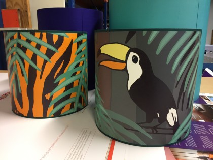 Lampenkappen behang kinderkamers