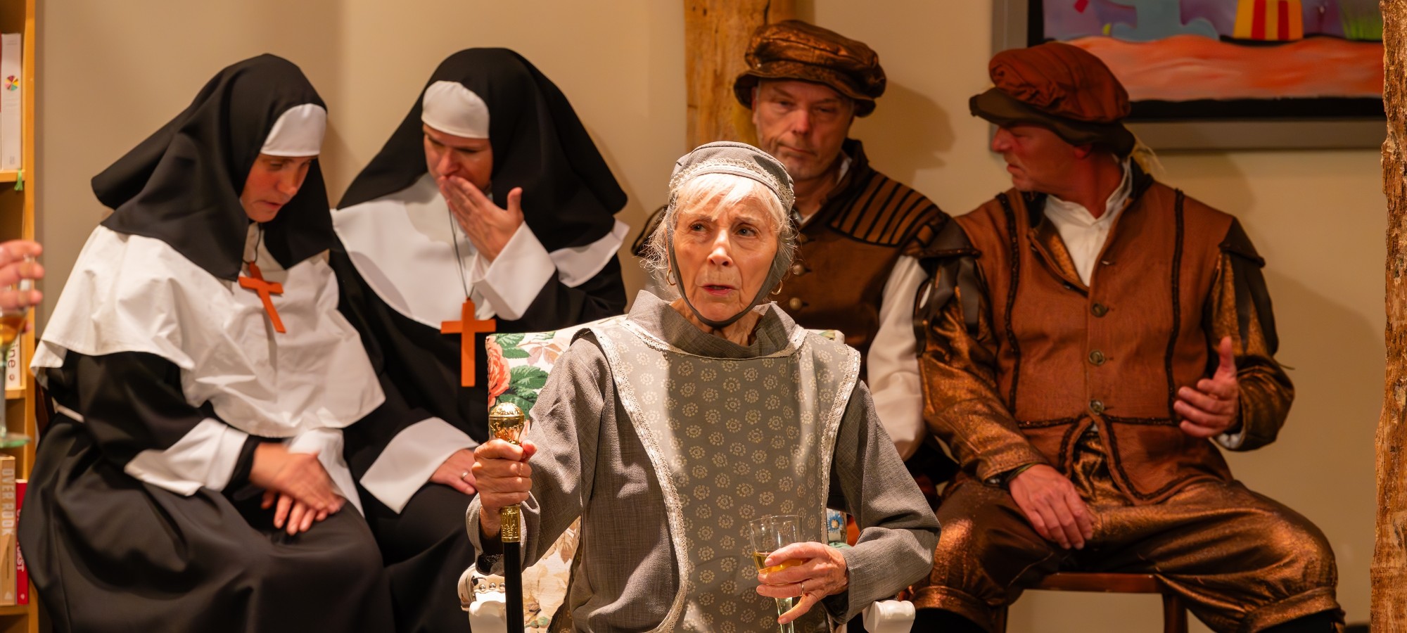 Foto van een theater voorstelling
